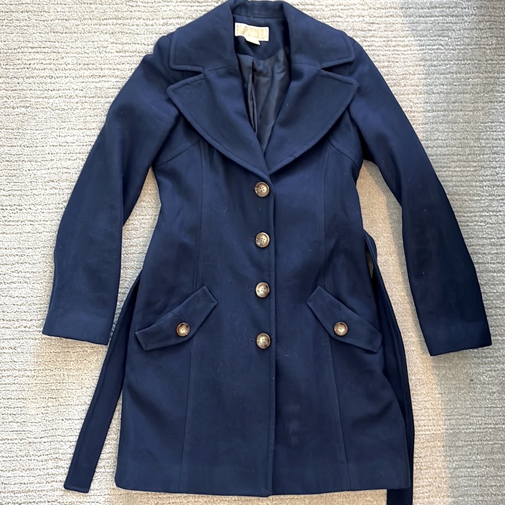 Michael Michael Kors Navy Blue Coat